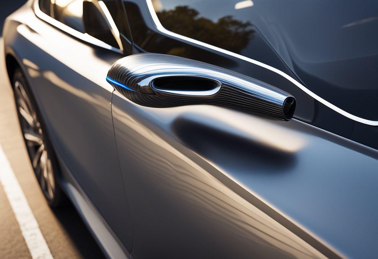 What are the challenges faced in wrapping specific areas of a car, like door handles